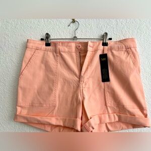 Size 14 Salmon jean shorts